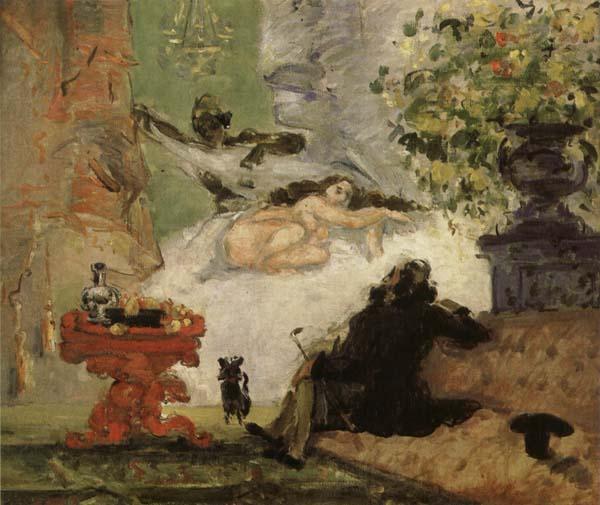 Paul Cezanne Une moderne Olympia Spain oil painting art